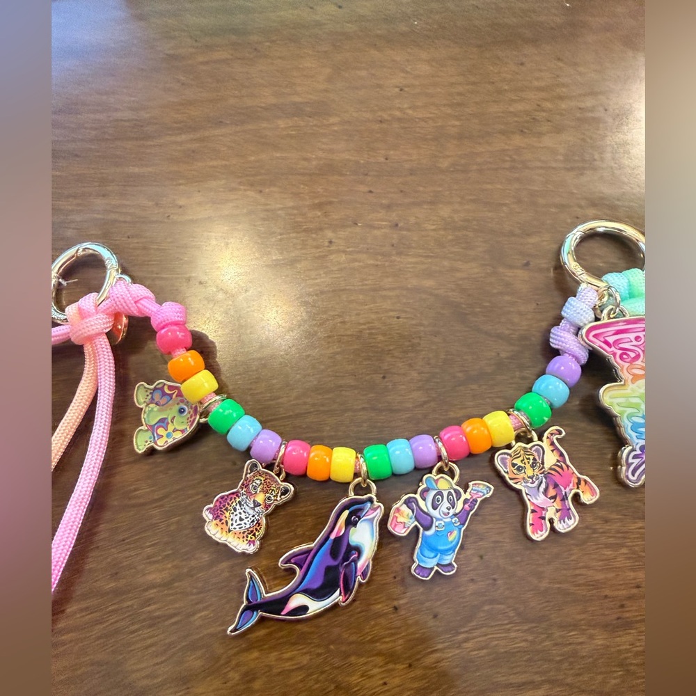 Stoney Clover Land x Lisa Frank beaded bag chain - Picture 4 of 4